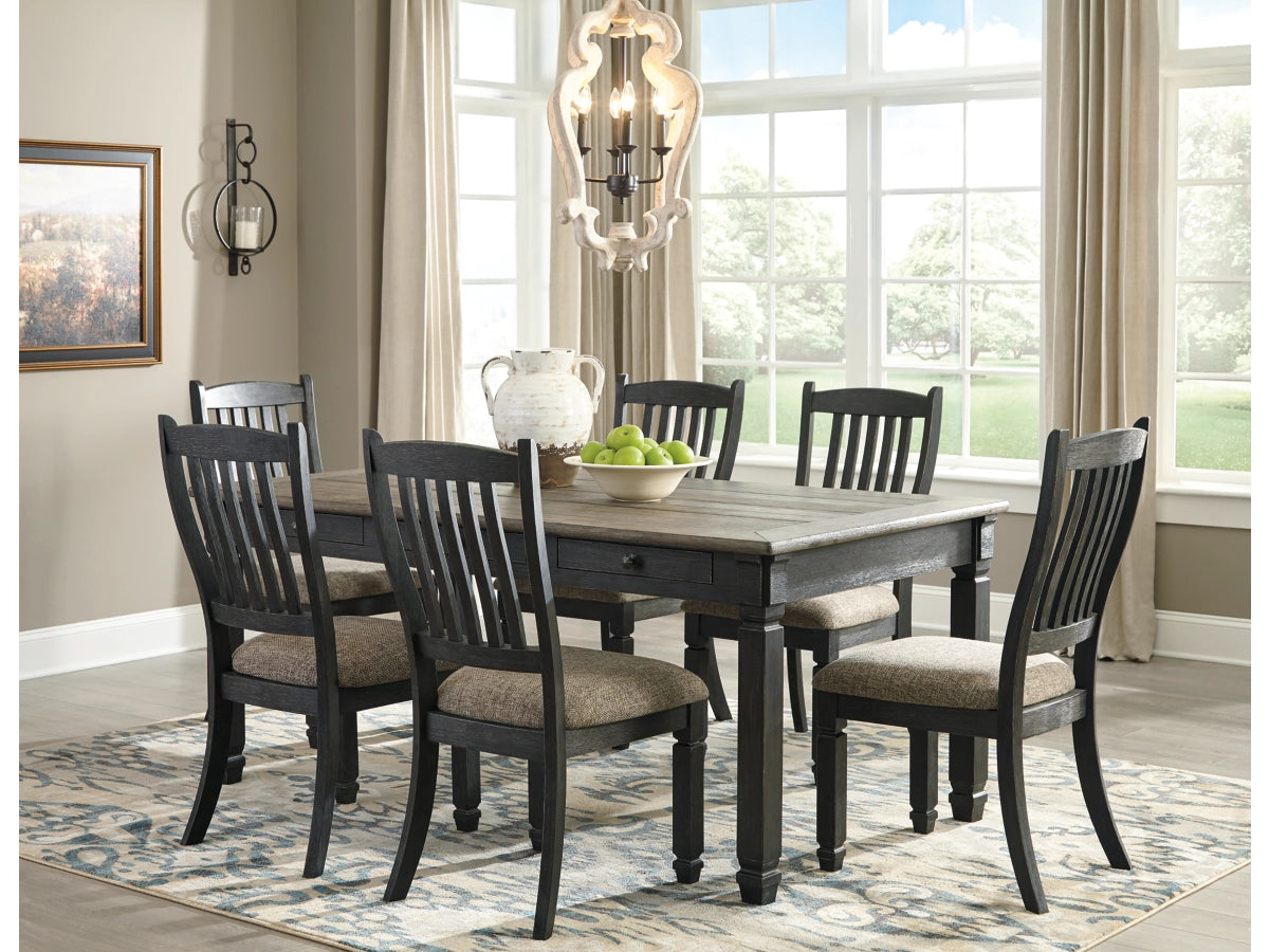 Tyler Creek Dining Table – Black / Gray