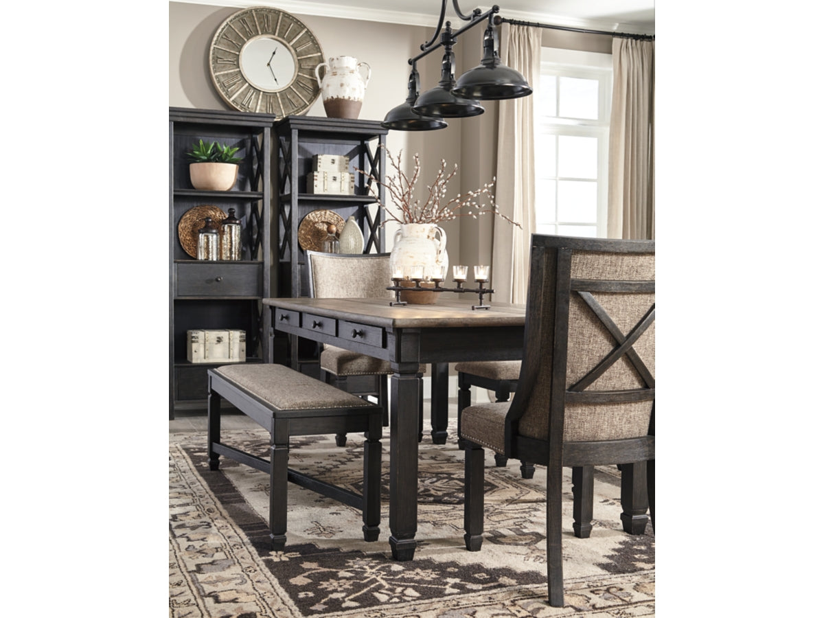 Tyler Creek Display Cabinet – Black / Gray