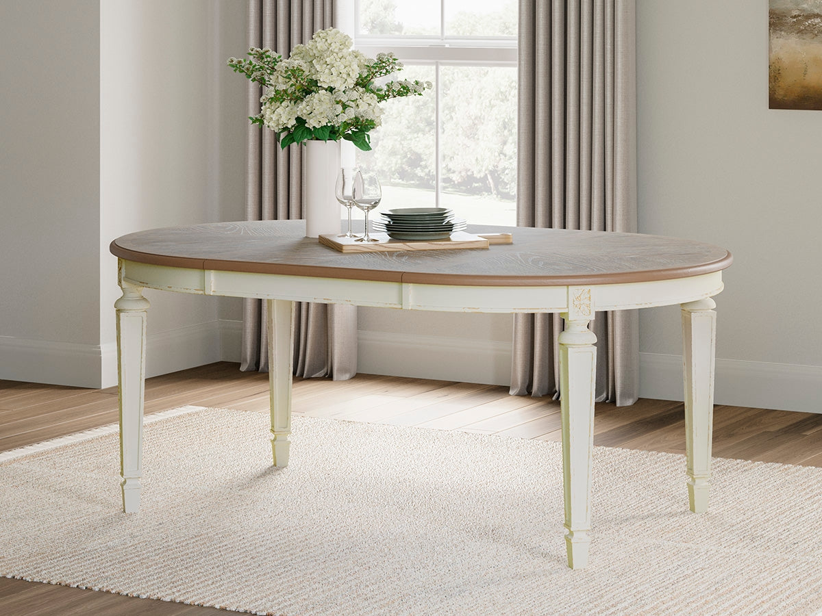 Realyn Oval Dining Table – Two-Tone Extension Style | InStyle – InStyle ...