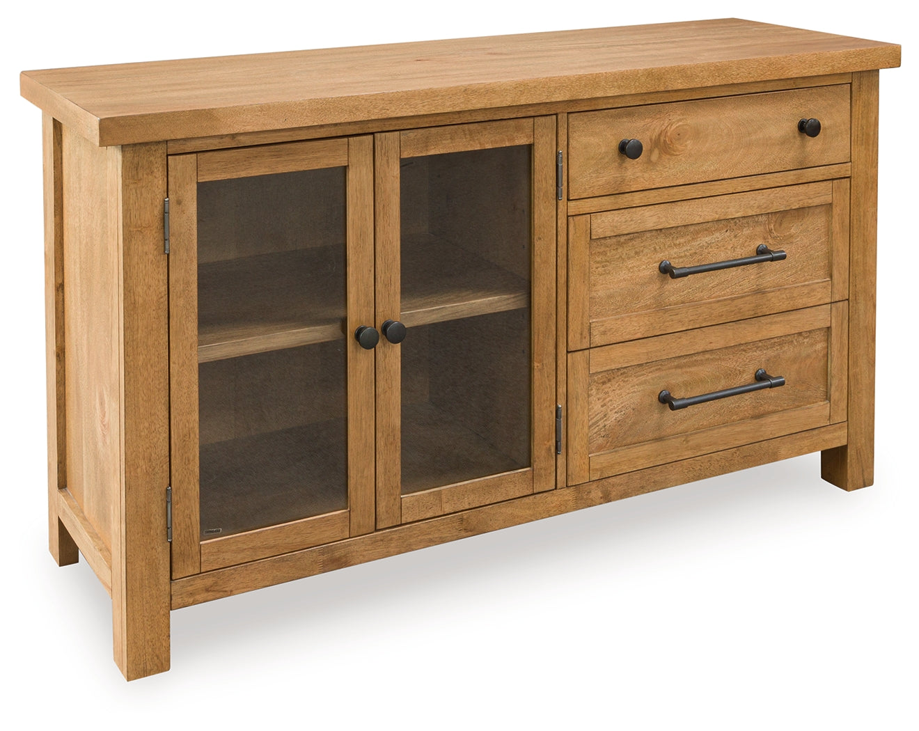 Kristiland Buffet in Light Brown Timber Finish