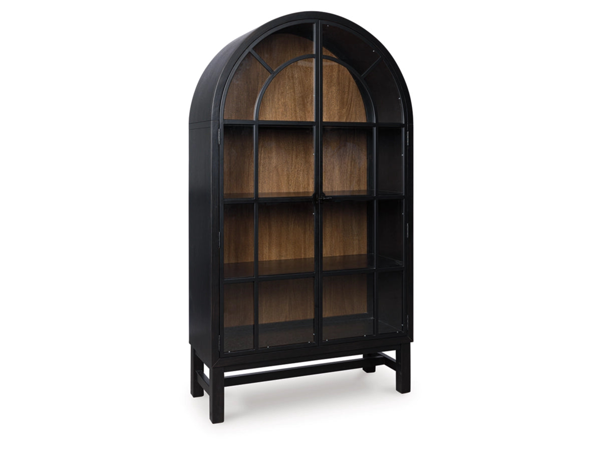 Chadworth Display Cabinet – Black / Brown