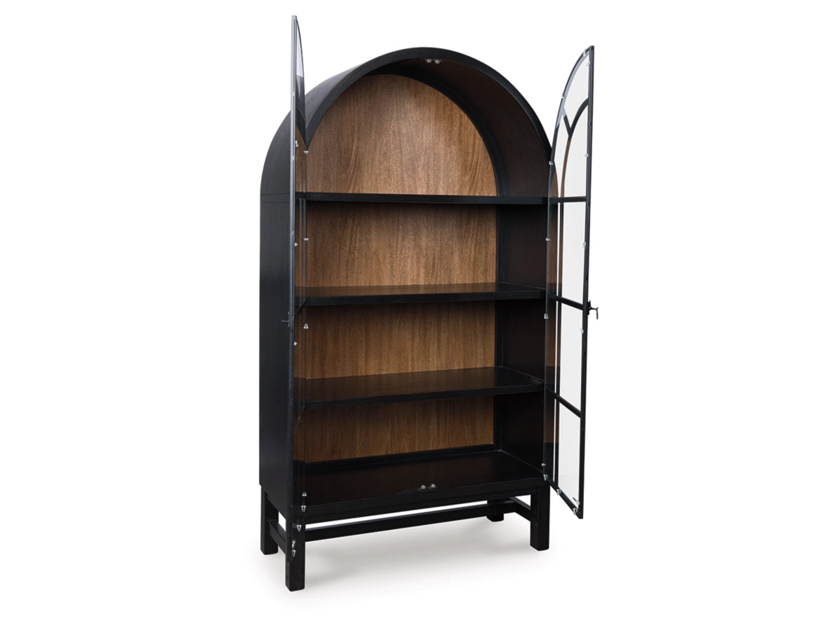 Chadworth Display Cabinet – Black / Brown