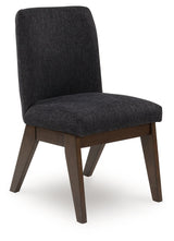 Kendamor Dark Brown Upholstered Dining Chair