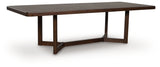 Kendamor Dark Brown Extension Dining Table