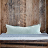 Evelyn Velvet Long Lumbar – Sky