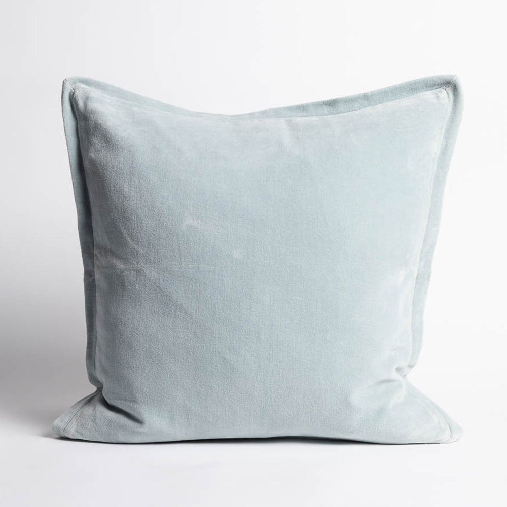 Evelyn Velvet Cushion – Sky