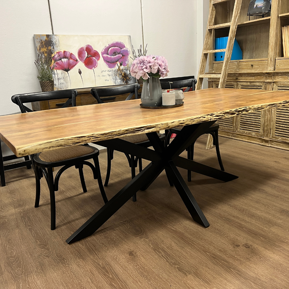 Elite Live Edge Dining Table 1800mm - Natural