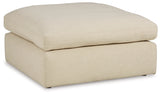 Elyza Oversized Ottoman Linen Fabric