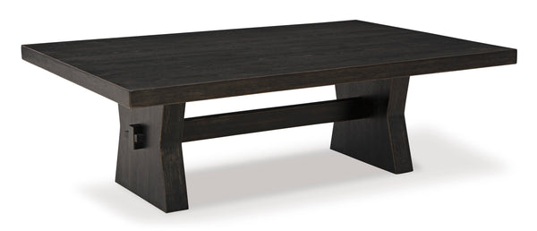 Galliden Coffee Table - Aged Black