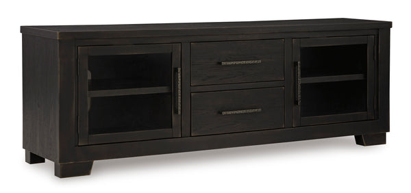 Galliden 80" Entertainment Stand TV Unit - Aged Black