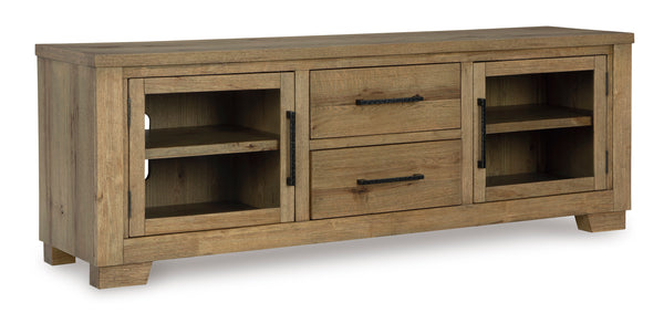 Galliden 80" Entertainment Stand TV Unit - Natural