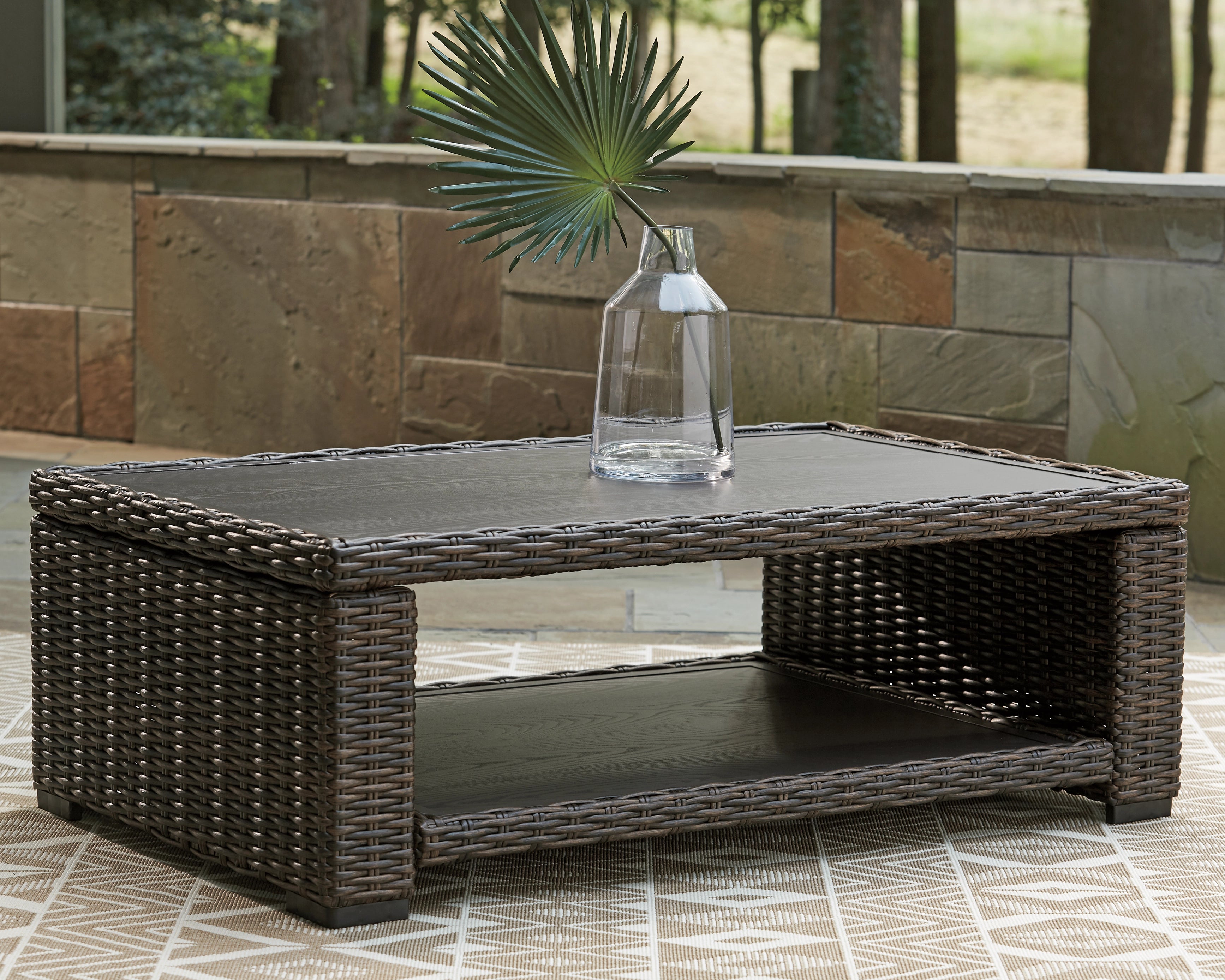 Grasson Lane Rectangular Outdoor Coffee Table
