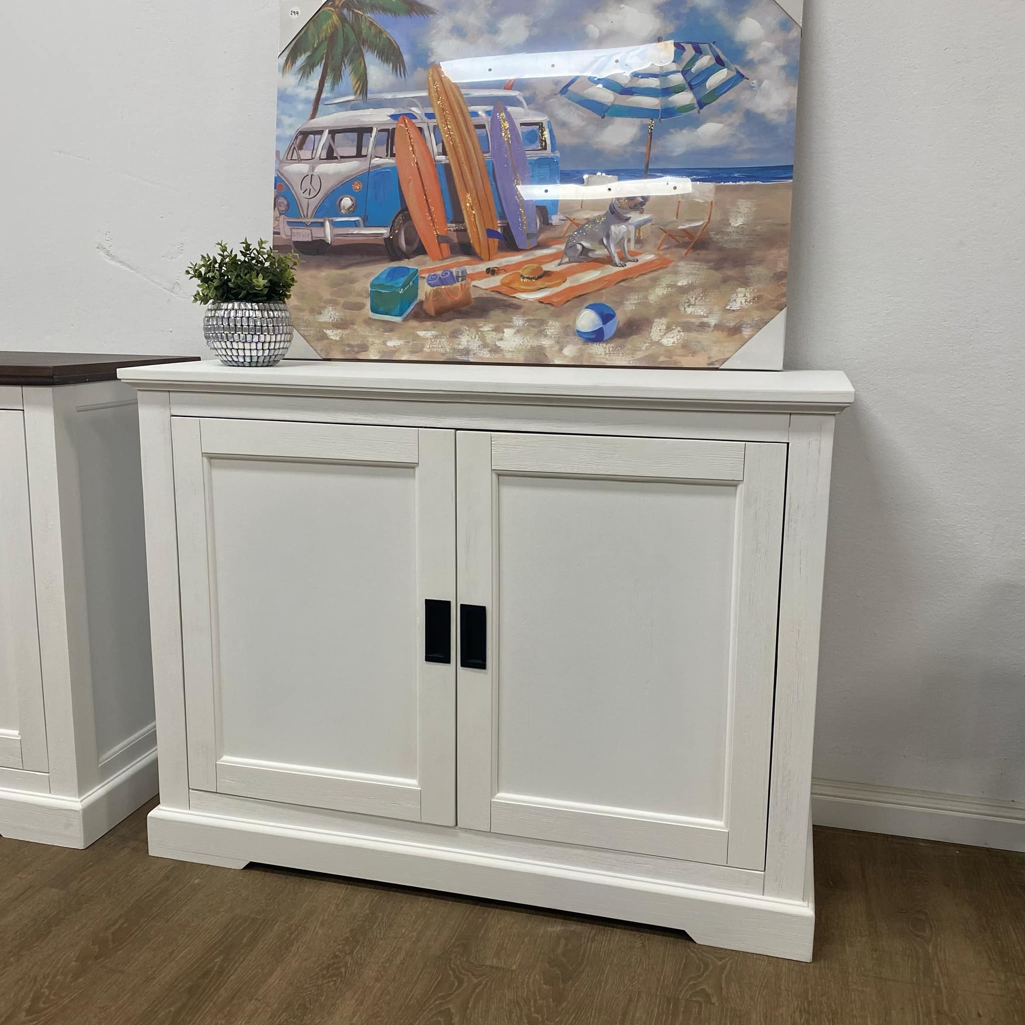 Hampton Coastal 120cm Buffet - White