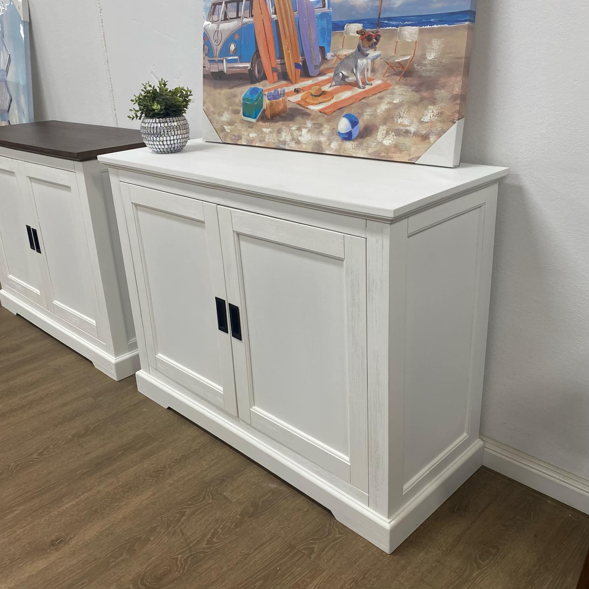 Hampton Coastal 120cm Buffet - White