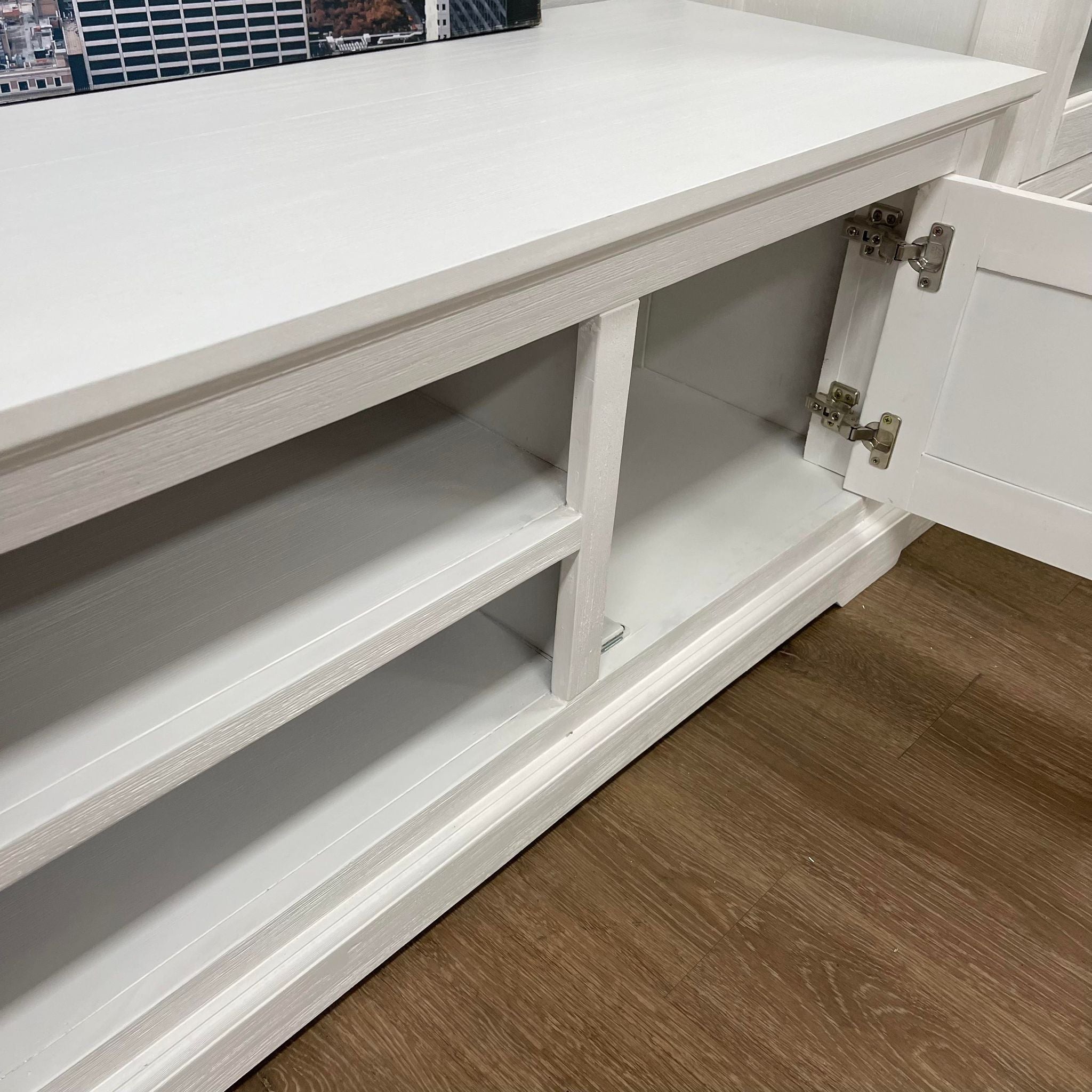 Hampton Coastal 1700mm TV Unit - White – InStyle Furniture
