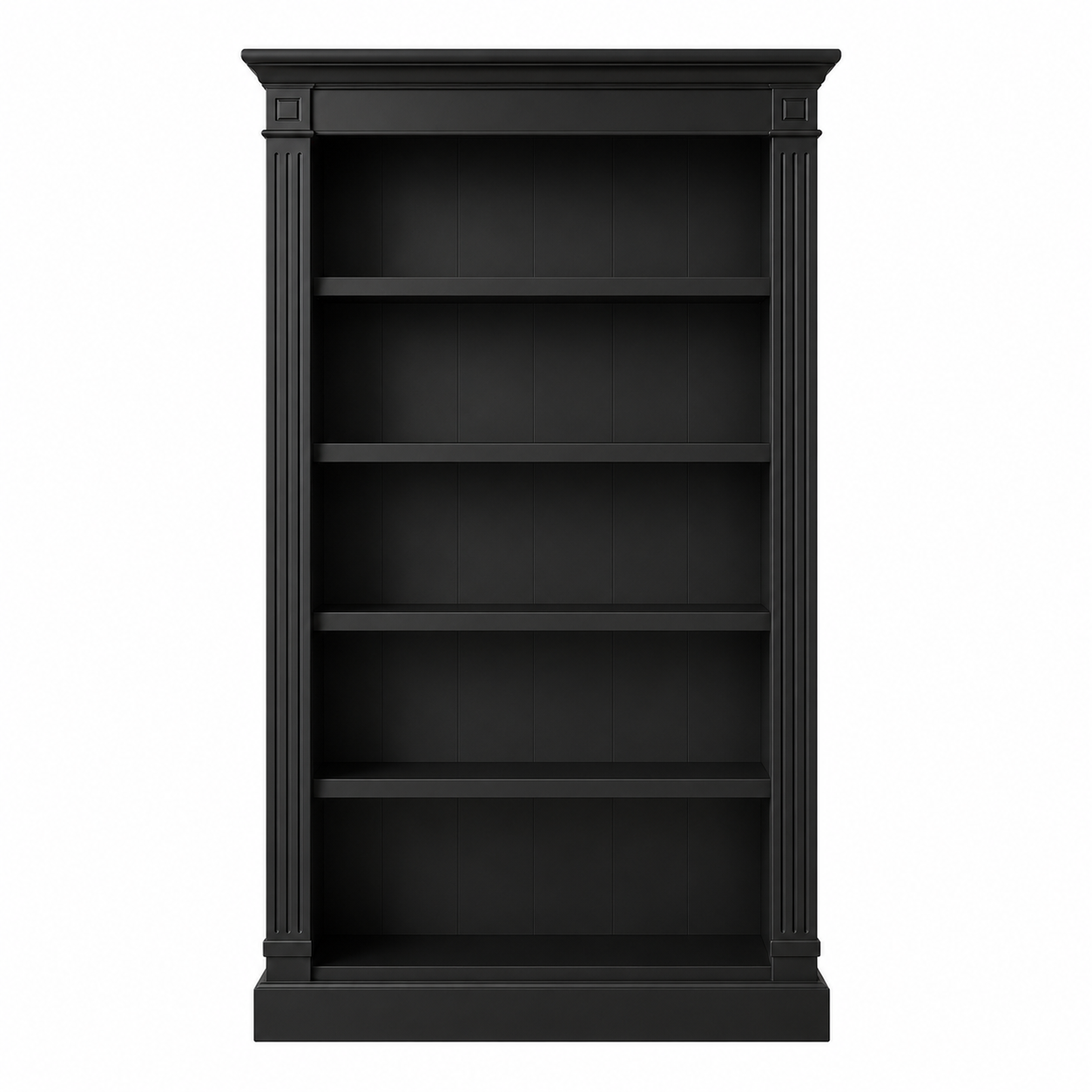 Hampton Deluxe Bookcase – Black