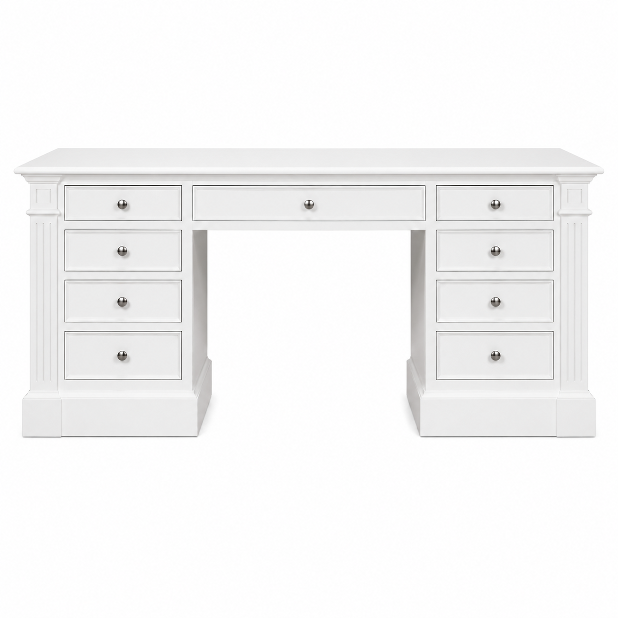 Hampton Deluxe Desk – White