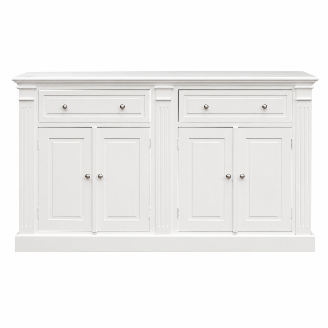 Hampton Deluxe 180cm Buffet - White | Solid Hardwood | InStyle Furniture