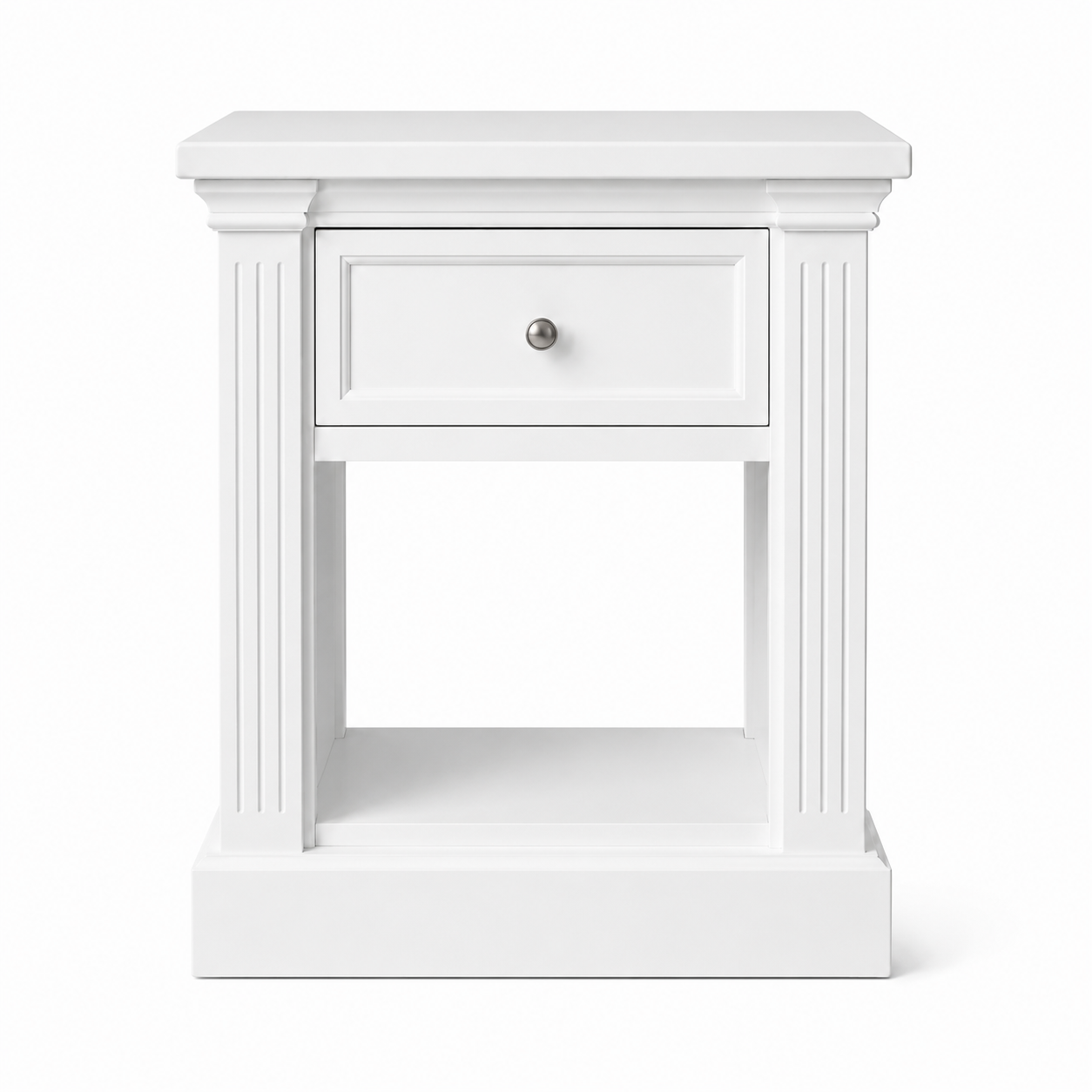 Hampton Deluxe Side Table – White