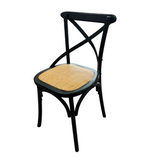 InStyle Cross Back Chair - Black