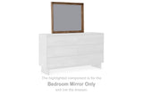 Isanti Bedroom Mirror - Light Brown
