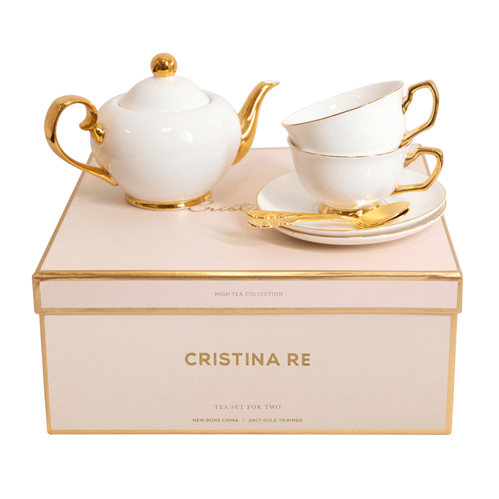 Two Cup Ivory Teaset