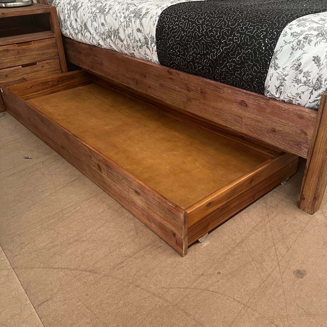 Jumbo Under Storage Side Drawer - Mocha - InStyle Furniture