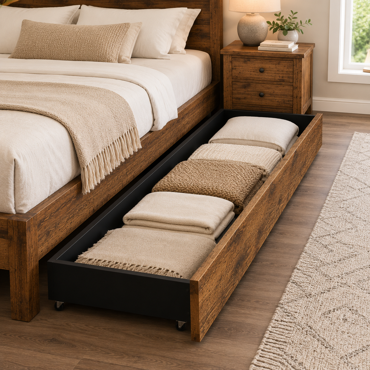 Jumbo Under Bed Storage Drawer - Reclaimed