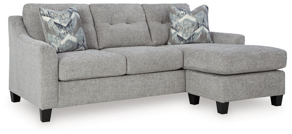 Keenelynn 3 Seater Reversible Chaise Nickel