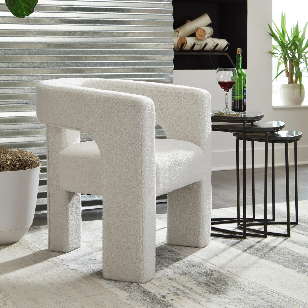 Landick Accent Chair Ivory