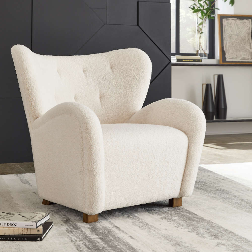Larbell Occasional Chair Ecru