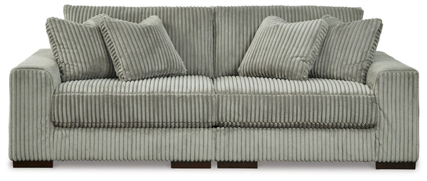 Lindyn 2 Seater Sectional Sofa Fog Fabric