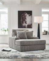 Lindyn Oversized Chaise Fog Fabric