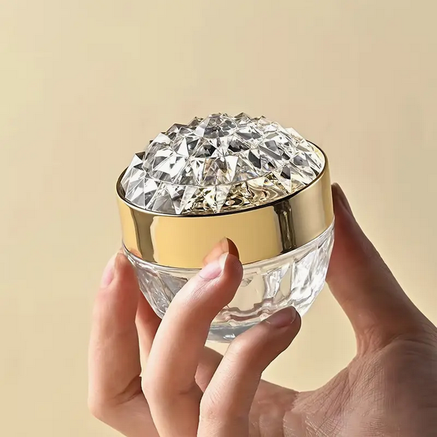 Luxury Crystal Glass Cream Jar – InStyle Furniture