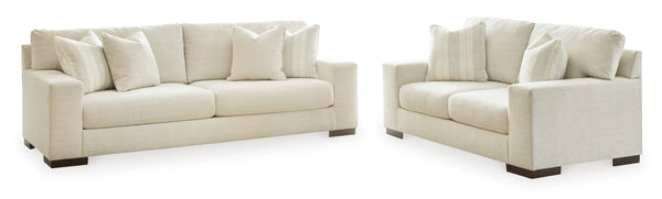 Maggie 3+2 Sofa Pair Package in Birch Fabric