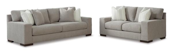 Maggie 3+2 Sofa Pair Package in Flax Fabric