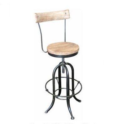 Manly High Back Stool