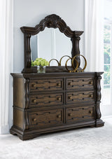 Maylee Bedroom Dresser with Mirror