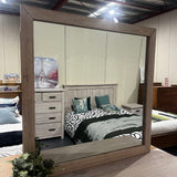 Cancun Coastal Mirror - White Wash