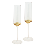 Champagne Flute Estelle Gold - Set of 2