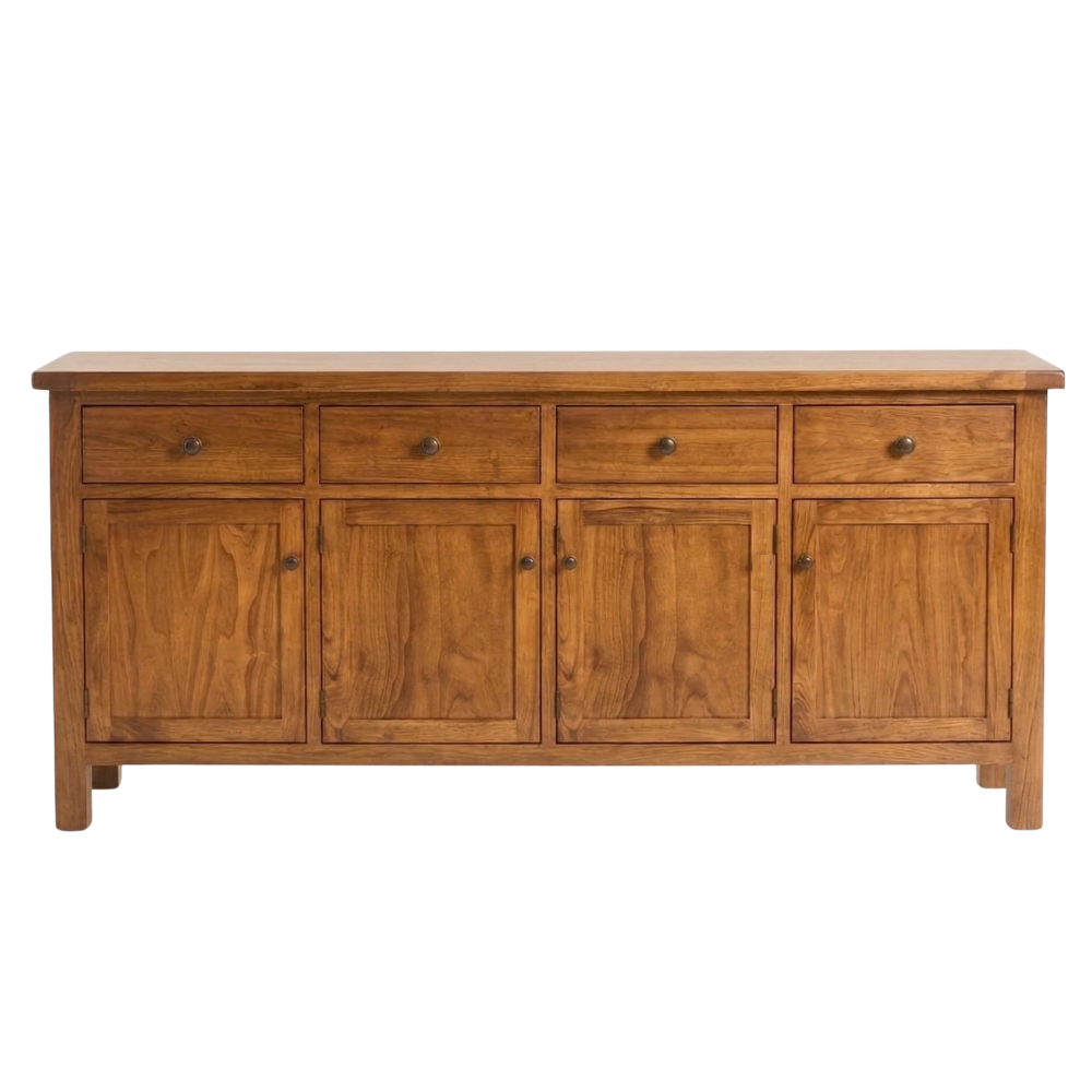New Age Deluxe 210cm Buffet - Dark Oak
