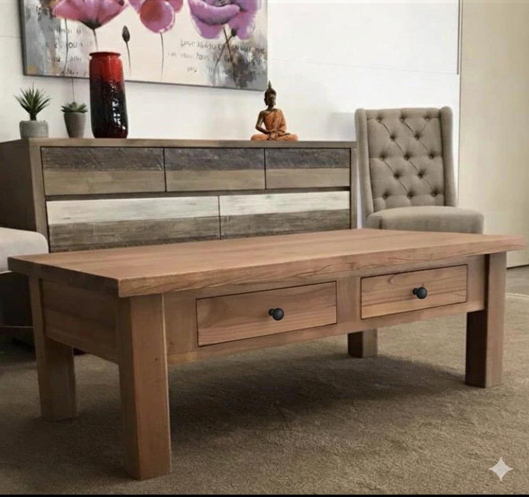 New Age 130cm Coffee Table - Natural