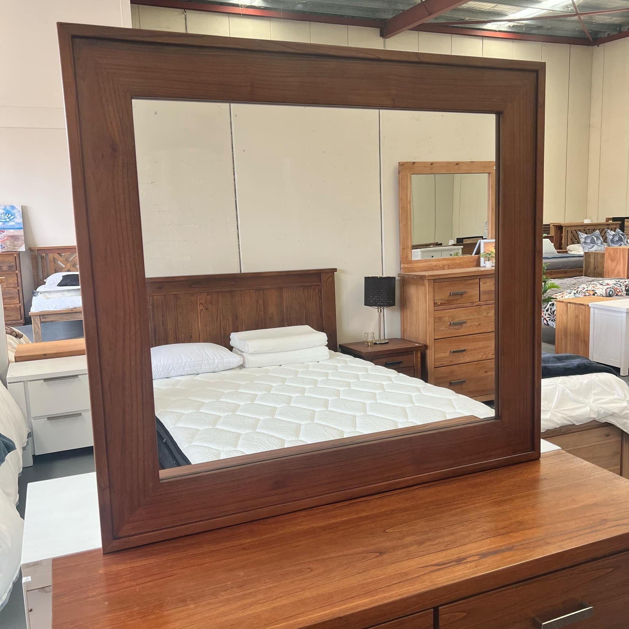 New Age Mirror - Dark Oak