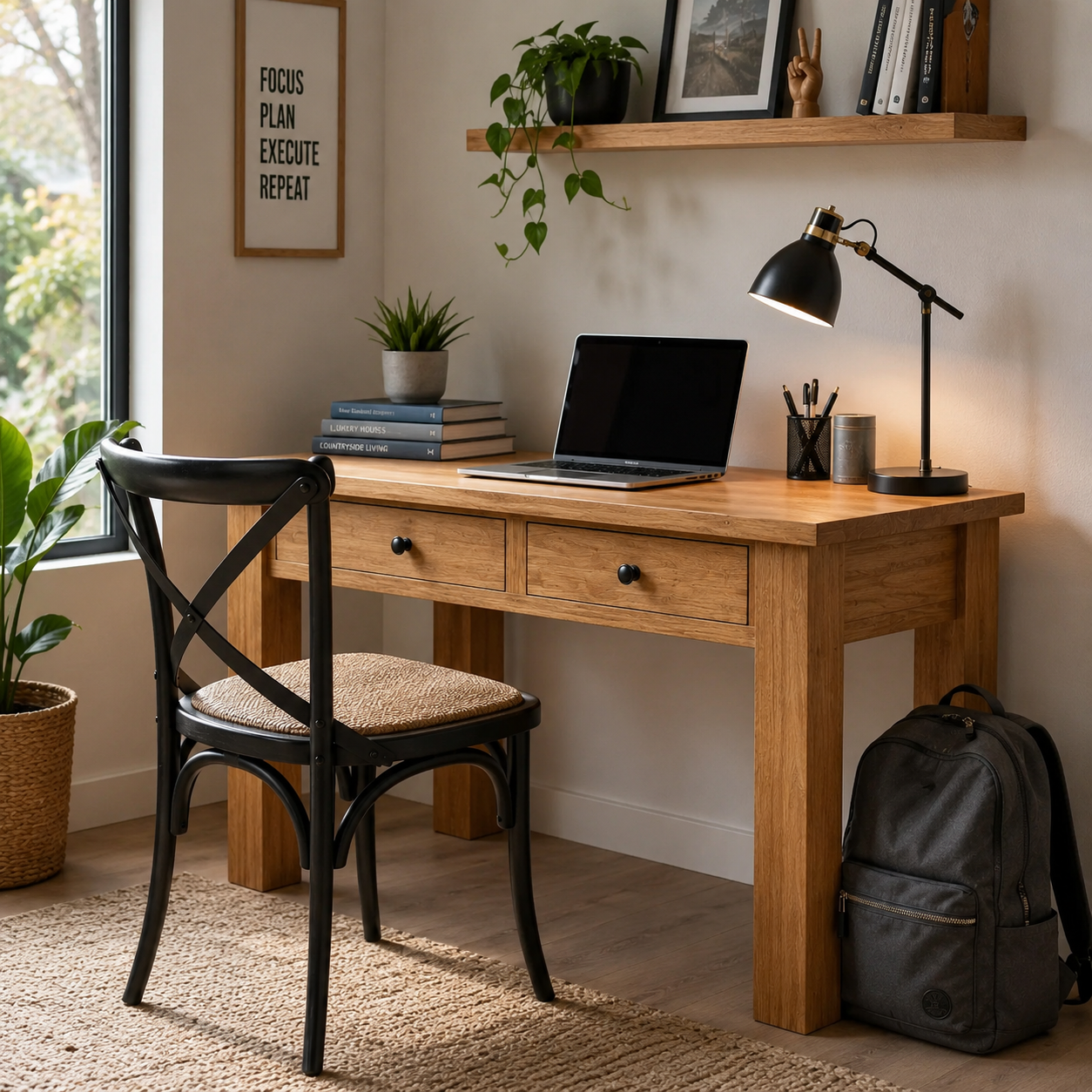 New Age 100cm Student Desk - Natural