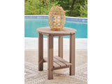 Cliffs Beach Outdoor End Table – Driftwood