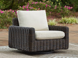 Kimora Outdoor Swivel Lounge Chair with Cushion