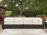 Kimora Outdoor 4-Seater Loveseat Set with Cushions