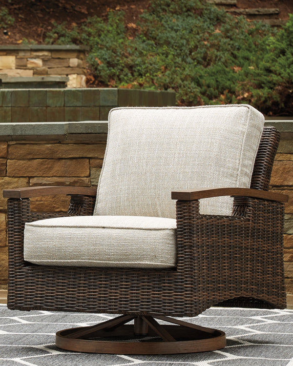 Paradise Trail Outdoor Swivel Lounge Chair – Set of 2