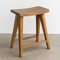 Portland 65cm Stool – Oak Top & Natural Oak Base