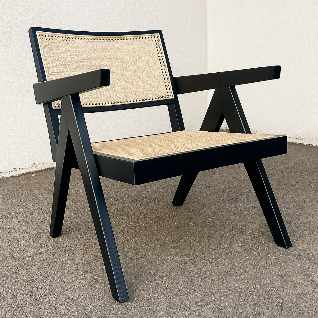 Portland Lounge Chair – Black Finish